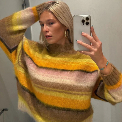 Sweter w paski - wygoda i styl bez wysiłku